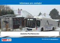 Omezen&iacute; obsluhy zast&aacute;vky Pod Nemocnic&iacute;