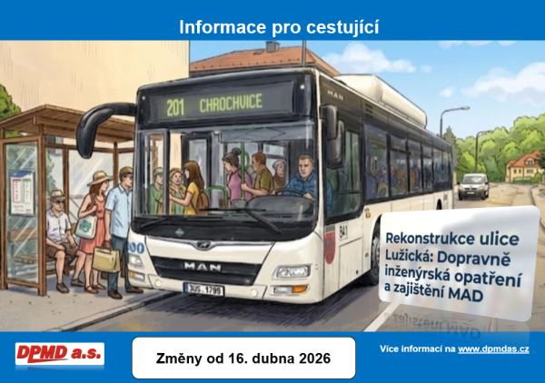 Omezen&iacute; v Lužick&eacute; ulici od 16. dubna: Jak pojedou autobusy k nemocnici?