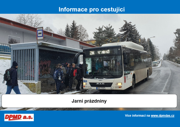 Omezen&iacute; provozu MAD Děč&iacute;n o jarn&iacute;ch pr&aacute;zdnin&aacute;ch