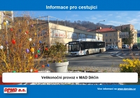 Velikonoční provoz v MAD Děčín