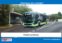 Provoz MAD Děč&iacute;n během st&aacute;tn&iacute;ho sv&aacute;tku a podzimn&iacute;ch pr&aacute;zdnin